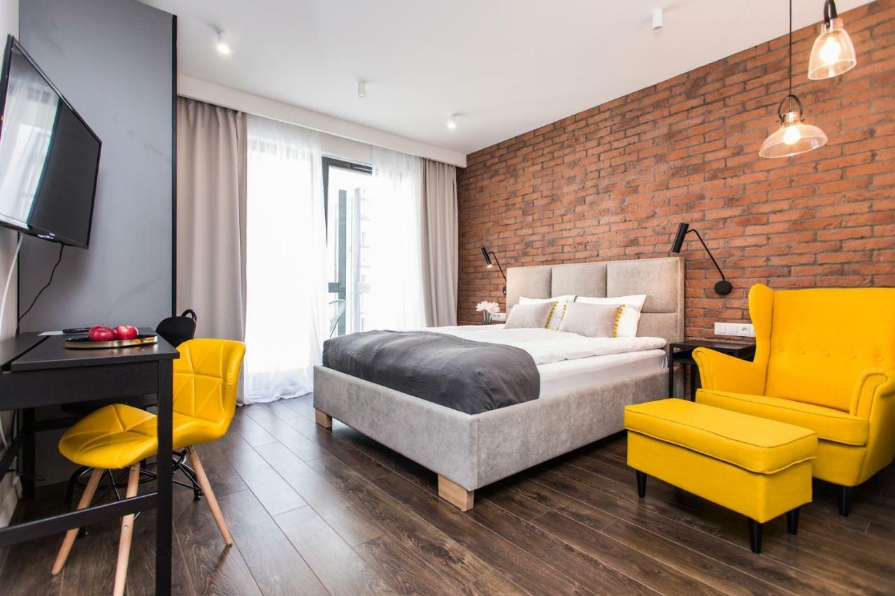 Modern & Classy Industrial - Apartamenty Browar 格但斯克 外观 照片