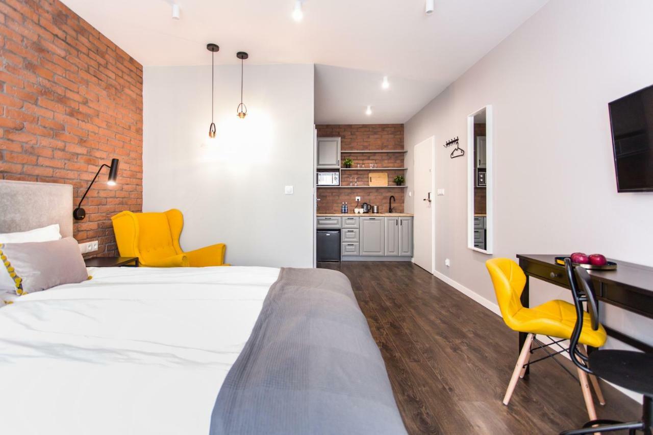 Modern & Classy Industrial - Apartamenty Browar 格但斯克 外观 照片